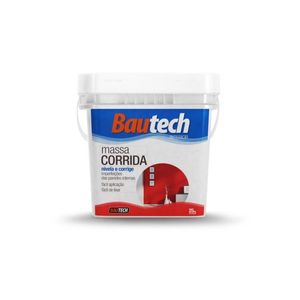 Massa Corrida PVA 25kg Branco Bautech