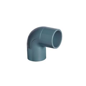 Joelho PVC com Janela 3/4" Cinza