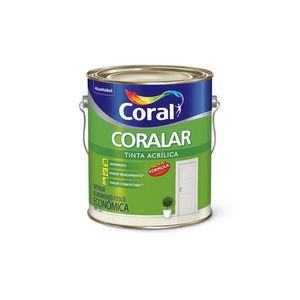 Tinta Acrílica Fosco Coralar Branco 3,6L