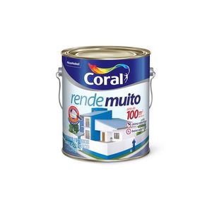 Tinta Acrílica Fosco Rende Muito Branco 3,6L