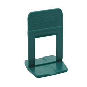 Espaçador para Nivelamento Slim 2mm Verde 100 Peças