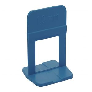 Espaçador para Nivelamento Slim 1mm Azul 100 Peças