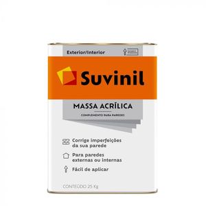 Massa Acrilica Lata 25Kg Suvinil