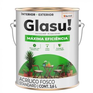 Tinta Std Acr Fsc Glasu Br 3,6L Suvinil