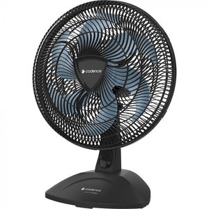 Ventilador de Mesa/Parede Eros Turbo 40cm 126W com 6 Pás Preto 220V