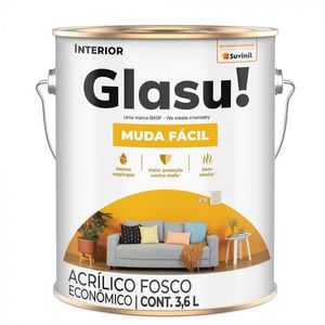 Tinta Ecn Acr Fsc Glasu Br 3,6L Suvinil