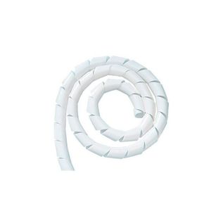 Organizador para Cabos 12mm com 1,5m Branco