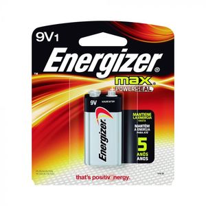 Bateria Energizer 9V com 1 Unidade