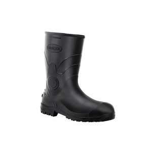 Bota Impermeável de PVC Cano Médio N42 Preta CA37456