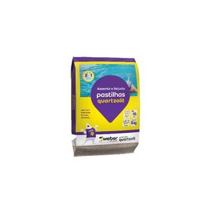 Argamassa Externa Pastilha Branca 5kg Quartzolit