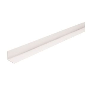 Cantoneira Alumínio Branco Abas Iguais 38,1x1,57mm x 3m