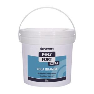 Adesivo Cola Branca Polyfort Extra 5Kg