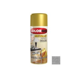 Tinta Spray Metallik Colorgin Ouro 350ml