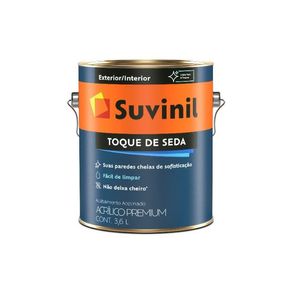 Tinta Acrílica Acetinada Toque de Seda Branco 3,6L