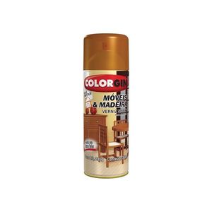 Tinta Spray Verniz Colorgin Brilhante Marítimo Natural 350ml