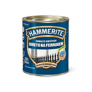 Esmalte Base Solvente Brilhante Hammerite Preto 0,8L