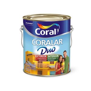 Tinta Acrílica Coralar Duo Fosco Branco Gelo 3,6L